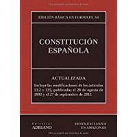 Constitución Española: Actualizada- incluyendo la última reforma recogida en la descripción